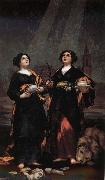 Francisco Goya Saints Justa and Rufina painting